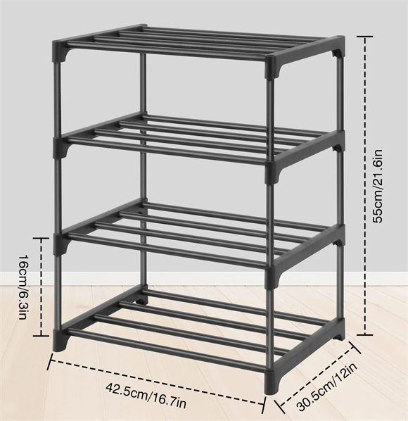 shoe rack without cover